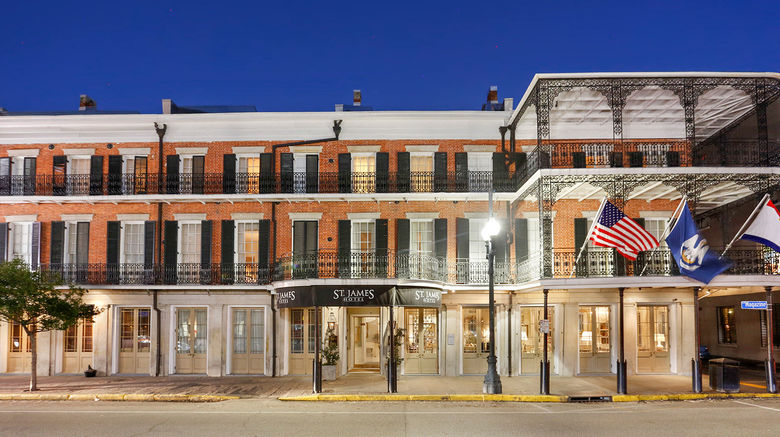 <b>voco Saint James Hotel Exterior</b>. Images powered by <a href="https://www.leonardoworldwide.com/" title="Leonardo Worldwide" target="_blank">Leonardo</a>.
