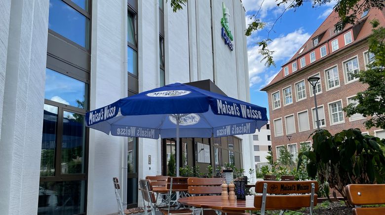 <b>Holiday Inn Express Erlangen Restaurant</b>. Images powered by <a href="https://www.leonardoworldwide.com/" title="Leonardo Worldwide" target="_blank">Leonardo</a>.