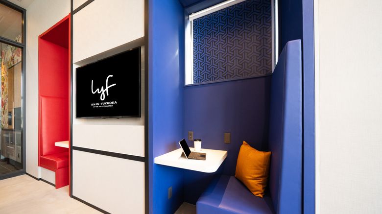 <b>lyf Tenjin Fukuoka Lobby</b>. Images powered by <a href="https://www.leonardoworldwide.com/" title="Leonardo Worldwide" target="_blank">Leonardo</a>.