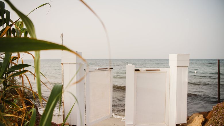 <b>Canne Bianche Lifestyle Hotel Beach</b>. Images powered by <a href=https://www.travelagewest.com/Hotels/Torre-Canne-Italy/