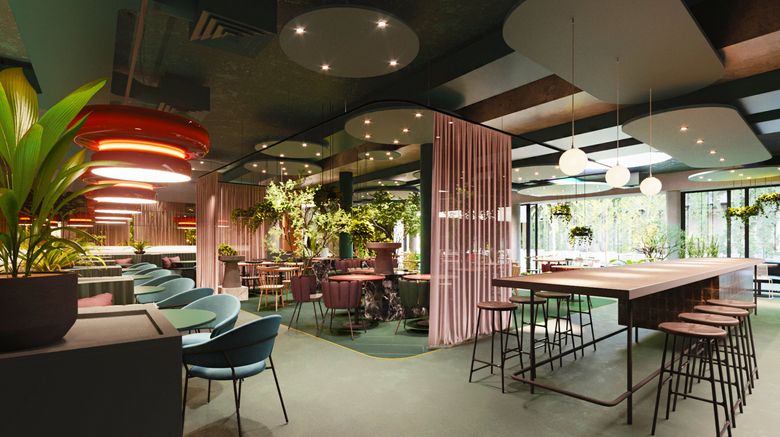 <b>Hotel Indigo Vienna Naschmarkt Restaurant</b>. Images powered by <a href="https://www.leonardoworldwide.com/" title="Leonardo Worldwide" target="_blank">Leonardo</a>.