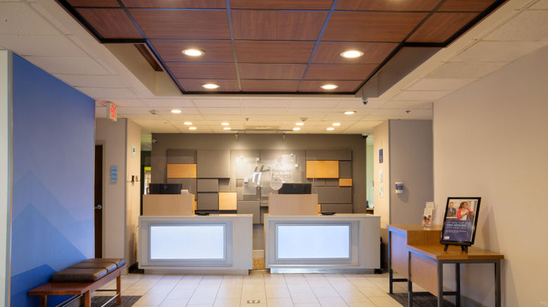 <b>Holiday Inn Express Lobby</b>. Images powered by <a href="https://www.leonardoworldwide.com/" title="Leonardo Worldwide" target="_blank">Leonardo</a>.