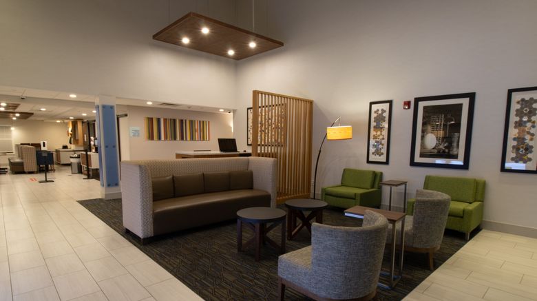 <b>Holiday Inn Express & Suites Lobby</b>. Images powered by <a href="https://www.leonardoworldwide.com/" title="Leonardo Worldwide" target="_blank">Leonardo</a>.