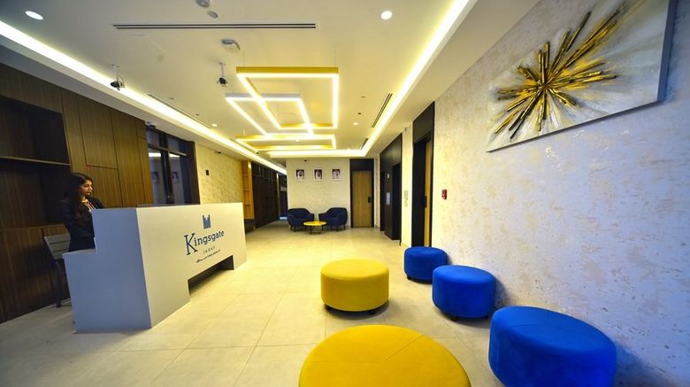 <b>Kingsgate Hotel Al Jaddaf Lobby</b>. Images powered by <a href="https://www.leonardoworldwide.com/" title="Leonardo Worldwide" target="_blank">Leonardo</a>.