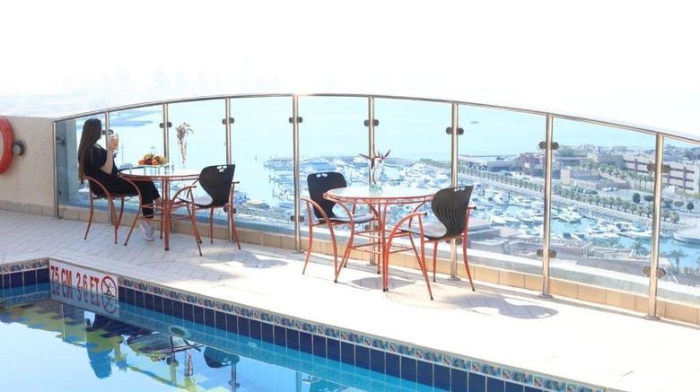 <b>Corniche Hotel Kuwait Pool</b>. Images powered by <a href="https://www.leonardoworldwide.com/" title="Leonardo Worldwide" target="_blank">Leonardo</a>.