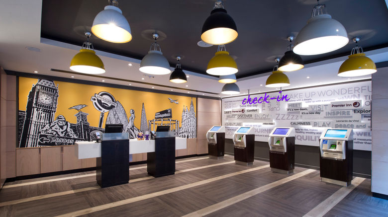 <b>Premier Inn London King's Cross Lobby</b>. Images powered by <a href="https://www.leonardoworldwide.com/" title="Leonardo Worldwide" target="_blank">Leonardo</a>.