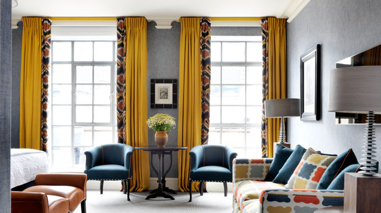 <b>The Soho Hotel Room</b>. Images powered by <a href=https://www.travelagewest.com/Hotels/London/