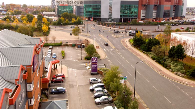 <b>Premier Inn Manchester Old Trafford Exterior</b>. Images powered by <a href="https://www.leonardoworldwide.com/" title="Leonardo Worldwide" target="_blank">Leonardo</a>.