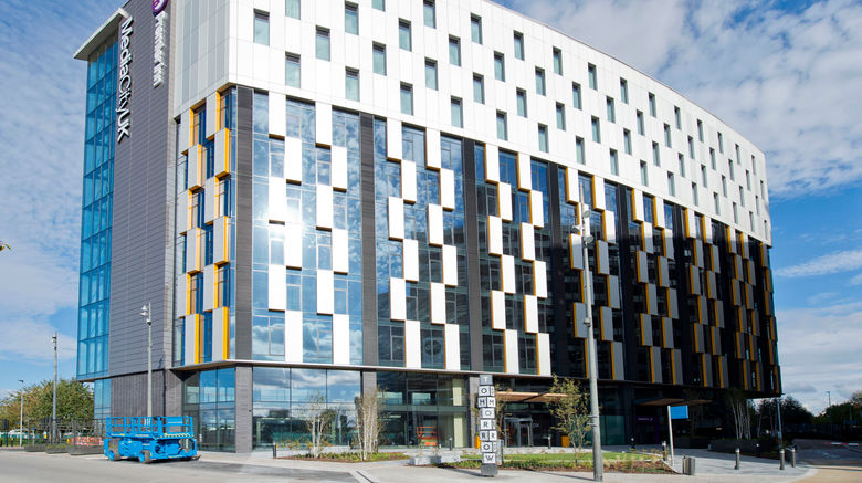 Premier Inn Manchester Salford MediaCity Exterior. Images powered by <a href="https://www.leonardoworldwide.com" target="_blank" rel="noopener">Leonardo</a>.