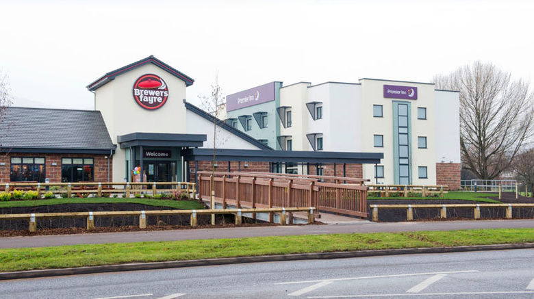 <b>Premier Inn Minehead Exterior</b>. Images powered by <a href="https://www.leonardoworldwide.com/" title="Leonardo Worldwide" target="_blank">Leonardo</a>.