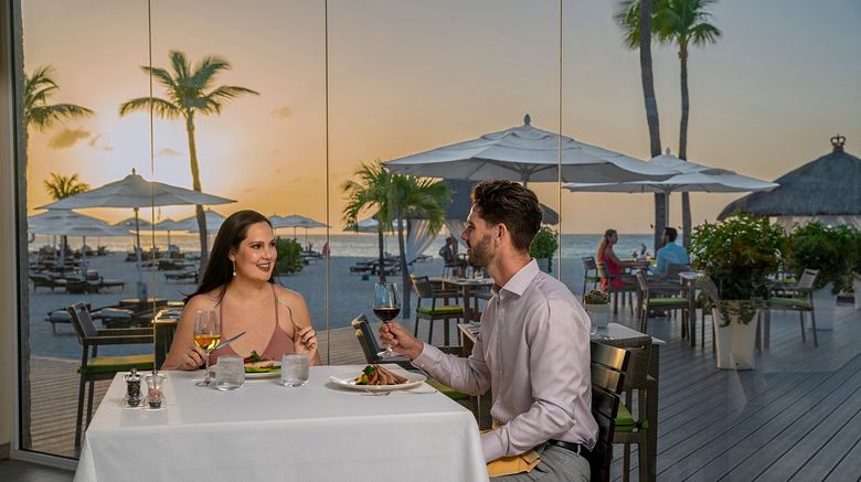 <b>Bucuti & Tara Beach Resort Restaurant</b>. Images powered by <a href="https://www.leonardoworldwide.com/" title="Leonardo Worldwide" target="_blank">Leonardo</a>.