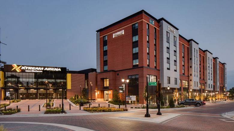 <b>Staybridge Suites Iowa City-Coralville Exterior</b>. Images powered by <a href="https://www.leonardoworldwide.com/" title="Leonardo Worldwide" target="_blank">Leonardo</a>.