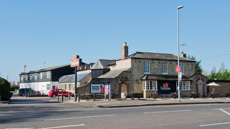 <b>Premier Inn Cambridge North (Girton) Exterior</b>. Images powered by <a href="https://www.leonardoworldwide.com/" title="Leonardo Worldwide" target="_blank">Leonardo</a>.