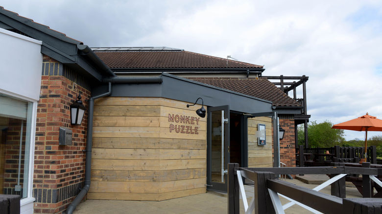 <b>Premier Inn Chessington Exterior</b>. Images powered by <a href="https://www.leonardoworldwide.com/" title="Leonardo Worldwide" target="_blank">Leonardo</a>.