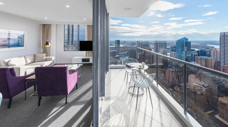 <b>Meriton Suites Pitt Street Suite</b>. Images powered by <a href="https://www.leonardoworldwide.com/" title="Leonardo Worldwide" target="_blank">Leonardo</a>.