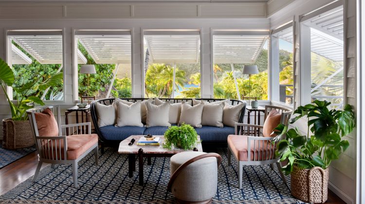 Rosewood Le Guanahani Lobby