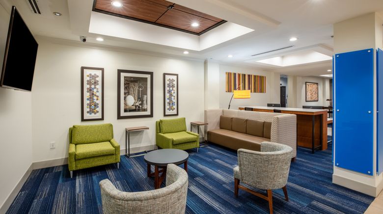 <b>Holiday Inn Express & Suites Lobby</b>. Images powered by <a href="https://www.leonardoworldwide.com/" title="Leonardo Worldwide" target="_blank">Leonardo</a>.