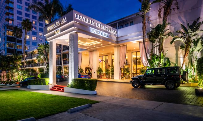Beverly Hills Plaza Hotel & Spa Exterior