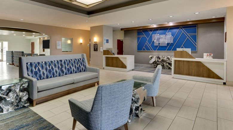 <b>Holiday Inn Express & Suites Ardmore Lobby</b>. Images powered by <a href="https://leonardo.com/" title="Leonardo Worldwide" target="_blank">Leonardo</a>.