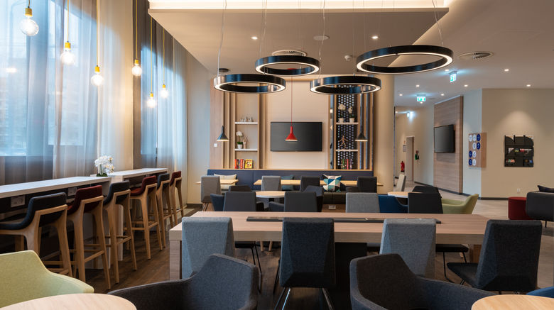 <b>Holiday Inn Express & Suites Potsdam Lobby</b>. Images powered by <a href="https://www.leonardoworldwide.com/" title="Leonardo Worldwide" target="_blank">Leonardo</a>.