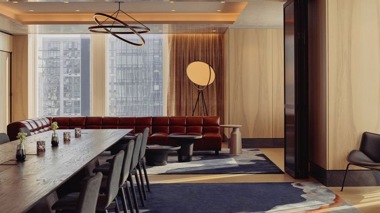 <b>Equinox Hotel Hudson Yards Meeting</b>. Images powered by <a href=https://www.travelagewest.com/Hotels/New-York-NY/
