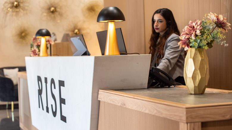 <b>Rise Hotel Larnaca Lobby</b>. Images powered by <a href="https://www.leonardoworldwide.com/" title="Leonardo Worldwide" target="_blank">Leonardo</a>.