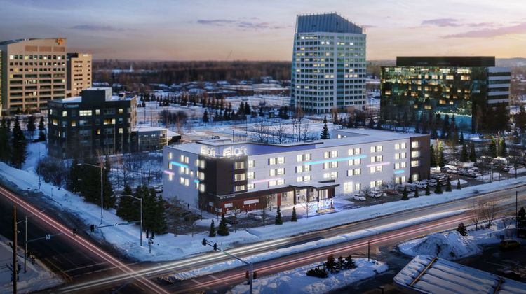 Aloft Anchorage Exterior