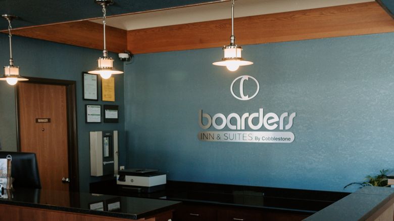 <b>Boarders Inn & Suites by Cobblestone Lobby</b>. Images powered by <a href="https://www.leonardoworldwide.com/" title="Leonardo Worldwide" target="_blank">Leonardo</a>.