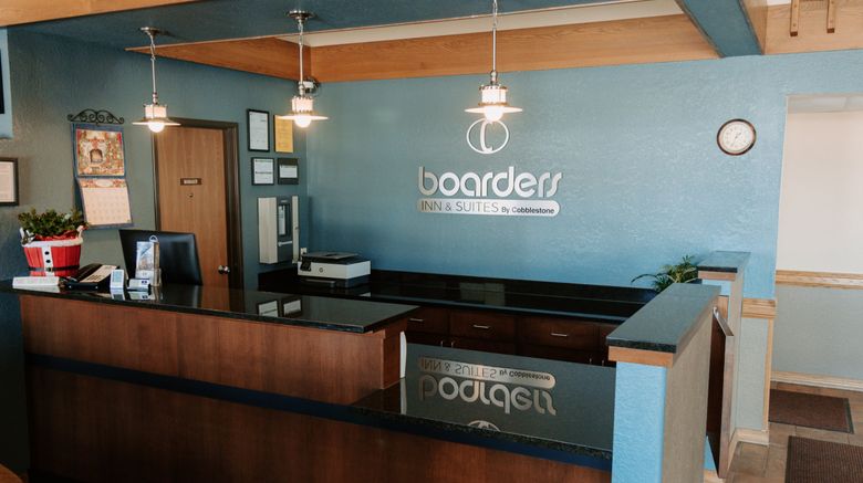 <b>Boarders Inn & Suites by Cobblestone Lobby</b>. Images powered by <a href="https://www.leonardoworldwide.com/" title="Leonardo Worldwide" target="_blank">Leonardo</a>.