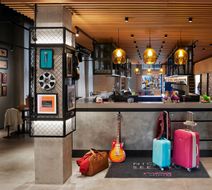 Moxy Manchester City Lobby