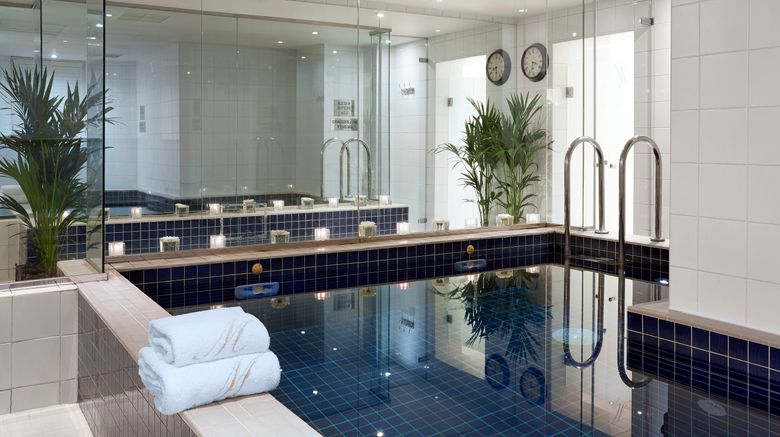 <b>The Milestone Hotel and Residences Pool</b>. Images powered by <a href=https://www.travelagewest.com/Hotels/London/