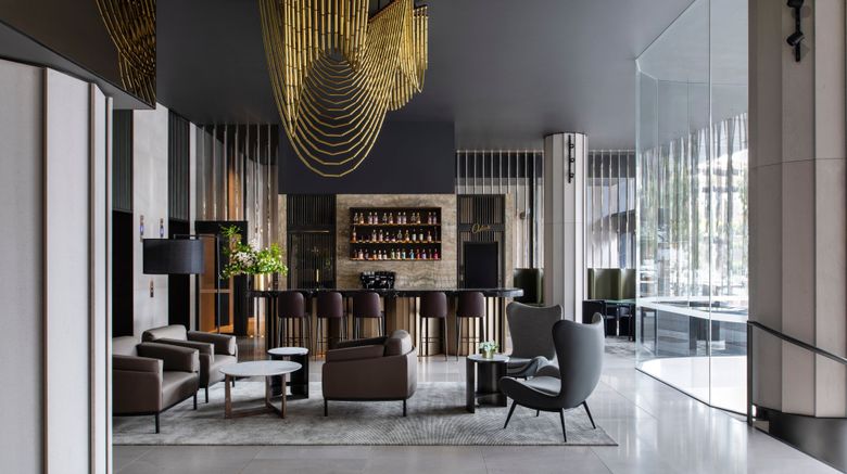 <b>Melbourne Marriott Hotel Docklands Lobby</b>. Images powered by <a href="https://www.leonardoworldwide.com/" title="Leonardo Worldwide" target="_blank">Leonardo</a>.