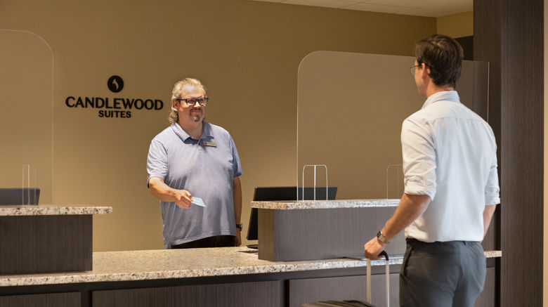 <b>Candlewood Stes Safety Harbor-Clearwater Lobby</b>. Images powered by <a href="https://www.leonardoworldwide.com/" title="Leonardo Worldwide" target="_blank">Leonardo</a>.