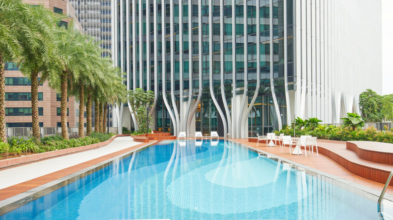 <b>Oakwood Premier Raffles Place Singapore Pool</b>. Images powered by <a href="https://www.leonardoworldwide.com/" title="Leonardo Worldwide" target="_blank">Leonardo</a>.