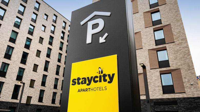 <b>Staycity Frankfurt Airport Exterior</b>. Images powered by <a href="https://www.leonardoworldwide.com/" title="Leonardo Worldwide" target="_blank">Leonardo</a>.