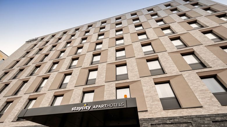 <b>Staycity Frankfurt Airport Exterior</b>. Images powered by <a href="https://www.leonardoworldwide.com/" title="Leonardo Worldwide" target="_blank">Leonardo</a>.