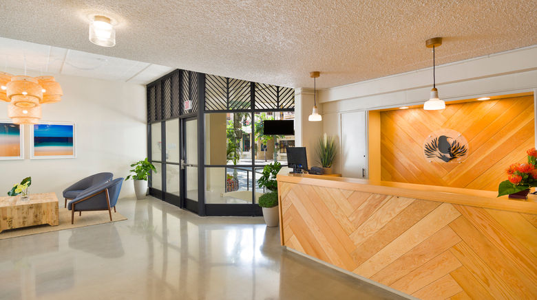 <b>Ohia Waikiki Studio Suites Lobby</b>. Images powered by <a href="https://www.leonardoworldwide.com/" title="Leonardo Worldwide" target="_blank">Leonardo</a>.