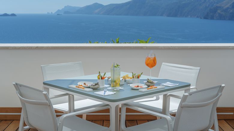 <b>Casa Angelina Restaurant</b>. Images powered by <a href=https://www.travelagewest.com/Hotels/Praiano-Italy/
