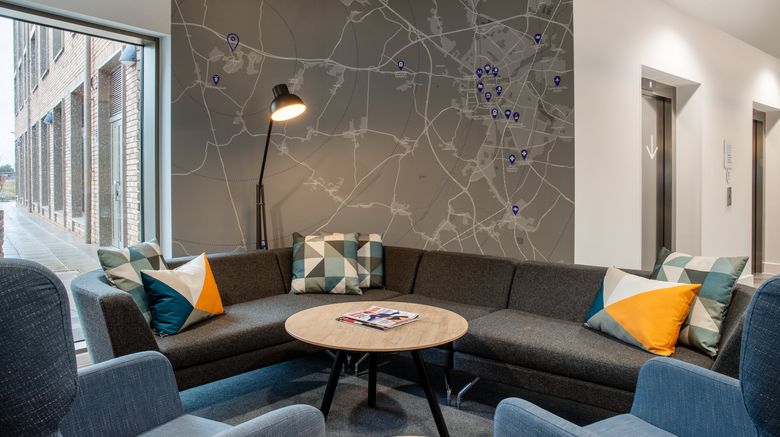 <b>Holiday Inn Exp Cambridge West-Cambourne Lobby</b>. Images powered by <a href="https://www.leonardoworldwide.com/" title="Leonardo Worldwide" target="_blank">Leonardo</a>.