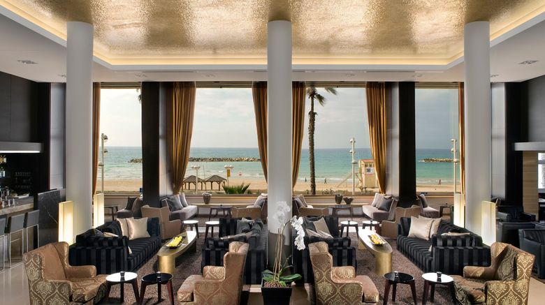 <b>Dan Tel Aviv Lobby</b>. Images powered by <a href=https://www.travelagewest.com/Hotels/Tel-Aviv-Israel/