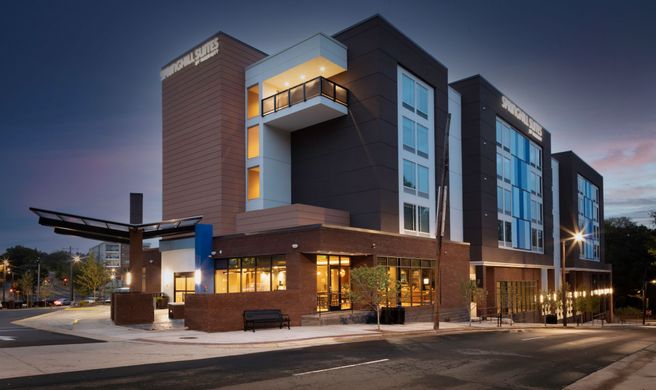 SpringHill Suites Durham City View Exterior