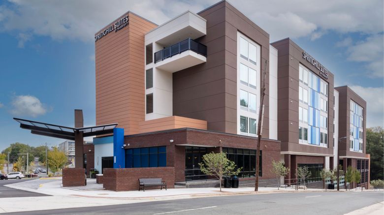 <b>SpringHill Suites Durham City View Exterior</b>. Images powered by <a href="https://www.leonardoworldwide.com/" title="Leonardo Worldwide" target="_blank">Leonardo</a>.