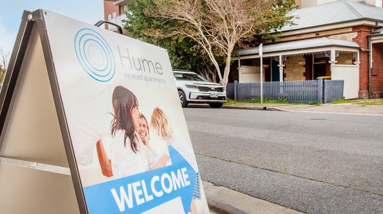 <b>Hume Serviced Apartments Exterior</b>. Images powered by <a href="https://www.leonardoworldwide.com/" title="Leonardo Worldwide" target="_blank">Leonardo</a>.