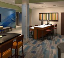Holiday Inn Express and Suites Ripley Lobby