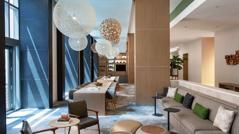 <b>Element Philadelphia Downtown Lobby</b>. Images powered by <a href="https://www.leonardoworldwide.com/" title="Leonardo Worldwide" target="_blank">Leonardo</a>.