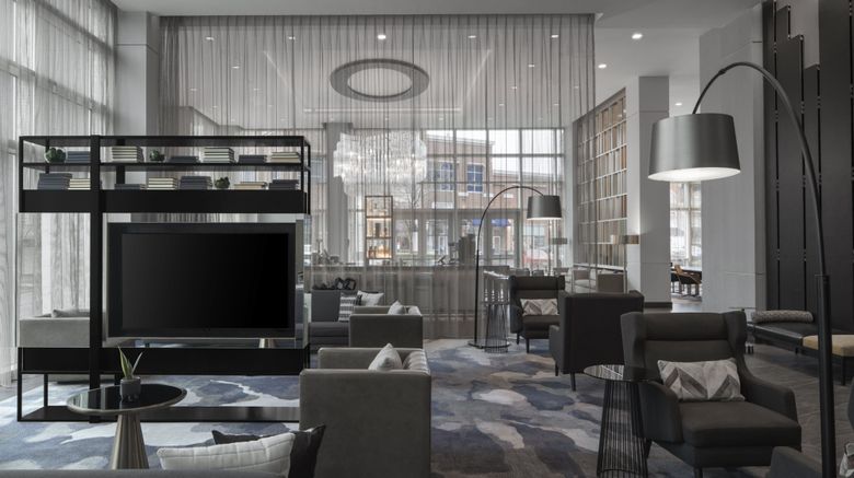<b>AC Hotel Charlotte Ballantyne Lobby</b>. Images powered by <a href="https://www.leonardoworldwide.com/" title="Leonardo Worldwide" target="_blank">Leonardo</a>.