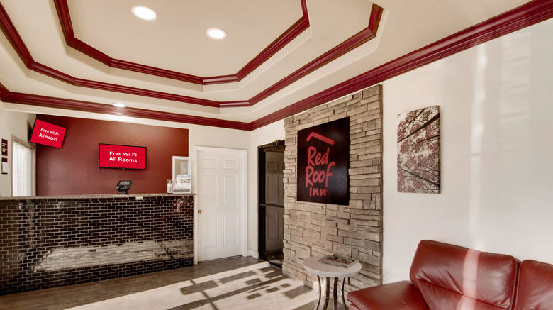 <b>Red Roof Inn & Stes Pensacola-NAS Corry Lobby</b>. Images powered by <a href="https://www.leonardoworldwide.com/" title="Leonardo Worldwide" target="_blank">Leonardo</a>.