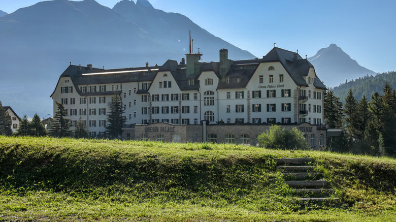 Cresta Palace Celerina Exterior. Images powered by <a href="https://www.leonardoworldwide.com" target="_blank" rel="noopener">Leonardo</a>.