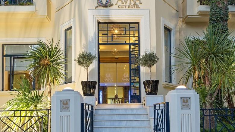 Avra City Hotel Exterior. Images powered by <a href="https://www.leonardoworldwide.com" target="_blank" rel="noopener">Leonardo</a>.