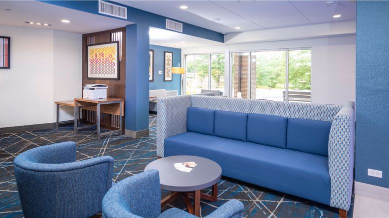 <b>Holiday Inn Express & Suites-City Center Lobby</b>. Images powered by <a href="https://www.leonardoworldwide.com/" title="Leonardo Worldwide" target="_blank">Leonardo</a>.